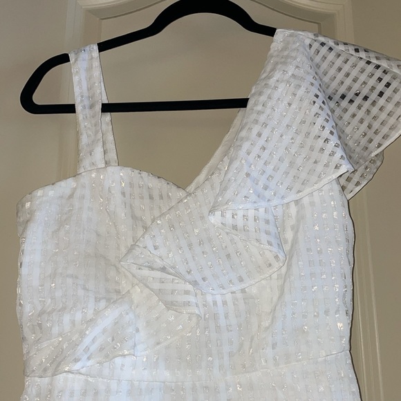 White Ruffle Dress - Picture 9 of 11